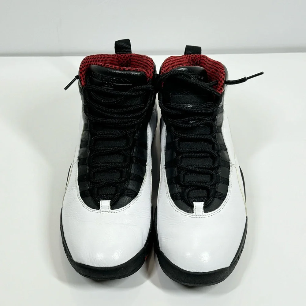 Air Jordan Retro 10 White/Varsity Red-Black Sneakers - Picture 13 of 16